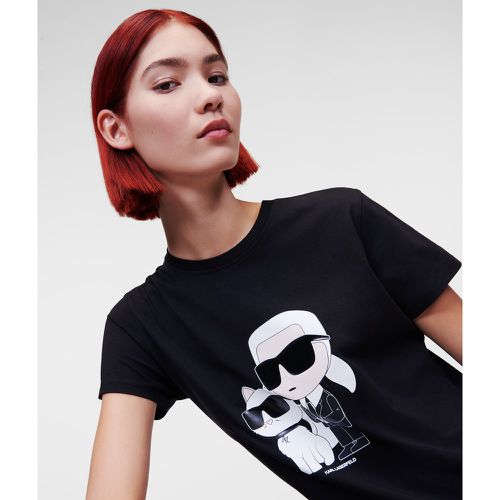 T-shirt Karl Ikonik Karl Et Choupette, , , Taille: XXL - Karl Lagerfeld - Modalova