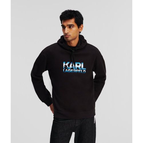 Sweat À Capuche Avec Logo Dégradé Karl, , , Taille: XL - Karl Lagerfeld - Modalova