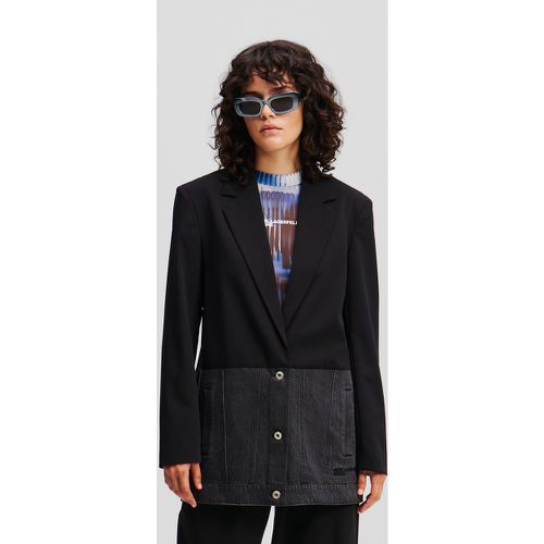 Blazer En Matières Mélangées, , , Taille: XL - Karl Lagerfeld - Modalova