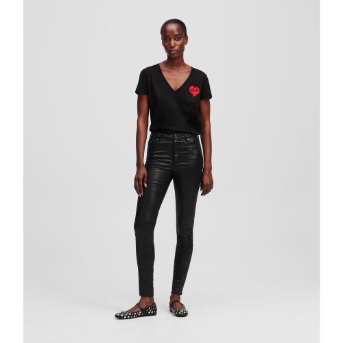 Jean Skinny Metallisé, , , Taille: 24 - Karl Lagerfeld - Modalova