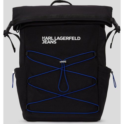 Sac À Dos Fonctionnel À Rabat Roulé Avec Cordons, , , Taille: One size - Karl Lagerfeld - Modalova
