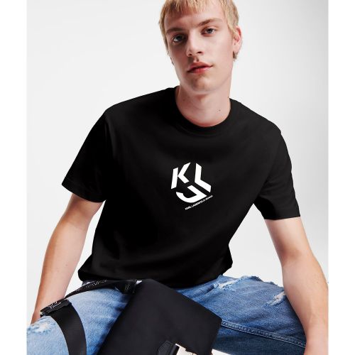 T-shirt Coupe Droite Monogram, , , Taille: L - KL Jeans - Modalova