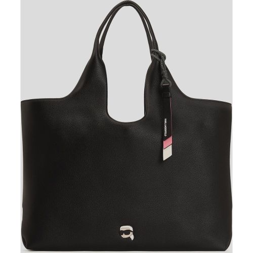 Ikon Large Grainy Tote Bag, , , Taille: X00 - Karl Lagerfeld - Modalova