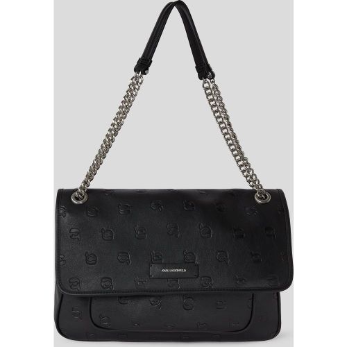 Ikon Monogram Large Shoulder Bag, , , Taille: X00 - Karl Lagerfeld - Modalova