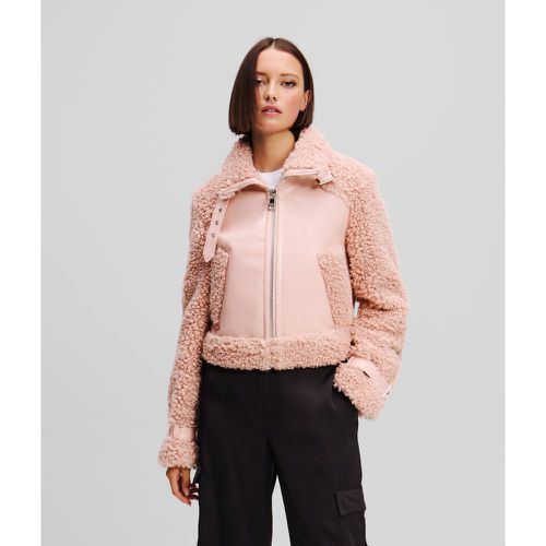 Veste En Faux Shearling, , , Taille: XL - Karl Lagerfeld - Modalova