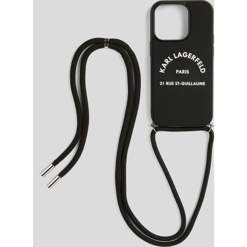 Coque De Protection Rue St-guillaume Pour Iphone 14 Pro Max Avec Bandoulière, , , Taille: One size - Karl Lagerfeld - Modalova