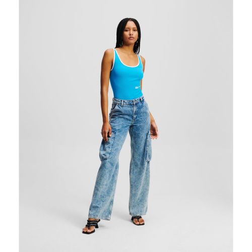 Jean Utilitaire Décontracté Taille Mi-haute, , , Taille: W24 L30 - Karl Lagerfeld - Modalova