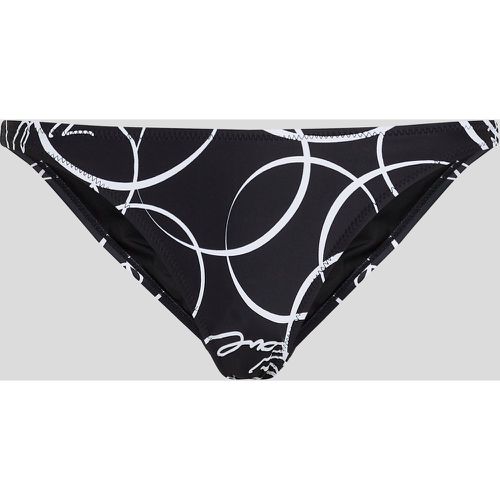 Bas De Bikini Brésilien À Imprimé Cercles, , /, Taille: XM - Karl Lagerfeld - Modalova