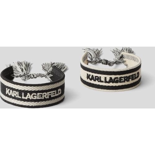 Bracelets Tissés K/essential – Lot De 2, , , Taille: X00 - Karl Lagerfeld - Modalova
