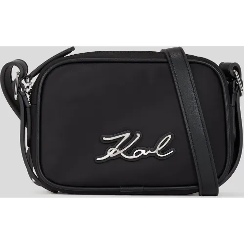 K/signature Nylon Crossbody Pouch, , -, Taille: X00 - Karl Lagerfeld - Modalova