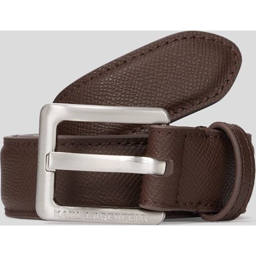 Ceinture En Cuir K/essential, , , Taille: L - Karl Lagerfeld - Modalova