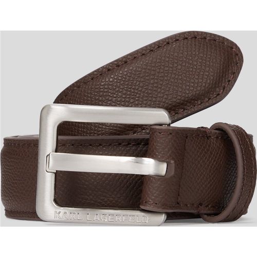 Ceinture En Cuir K/essential, , , Taille: XL - Karl Lagerfeld - Modalova