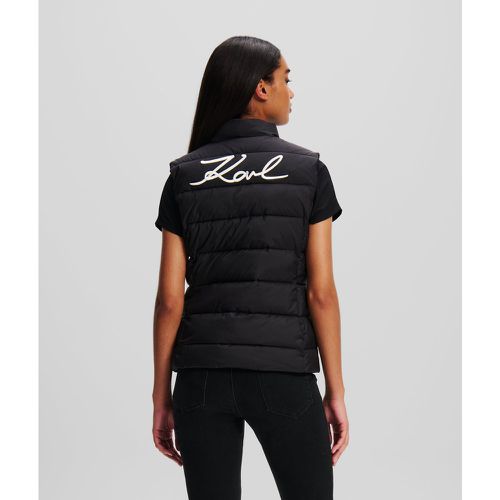 Gilet Matelassé Karl Signature, , , Taille: X42 - Karl Lagerfeld - Modalova