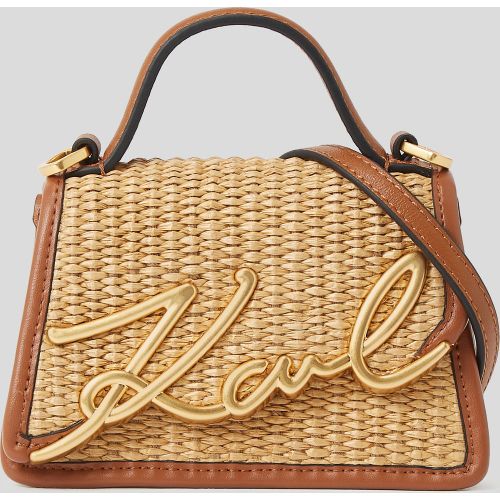 Sac En Raphia Nano K/signature, , -, Taille: X00 - Karl Lagerfeld - Modalova