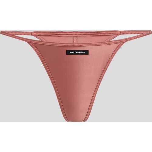 Tanga En Satin Avec Logo Karl, , , Taille: XL - Karl Lagerfeld - Modalova