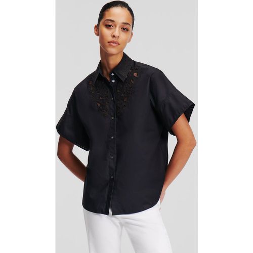 Chemise Avec Broderie Anglaise, , , Taille: X38 - Karl Lagerfeld - Modalova