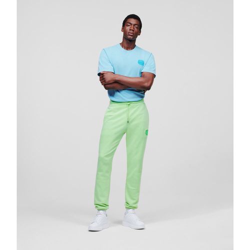 Pantalon De Jogging Karl Ikon Ton Sur Ton, , Vert Été, Taille: XL - Karl Lagerfeld - Modalova