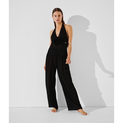Pantalon De Plage Plissé, , , Taille: L - Karl Lagerfeld - Modalova