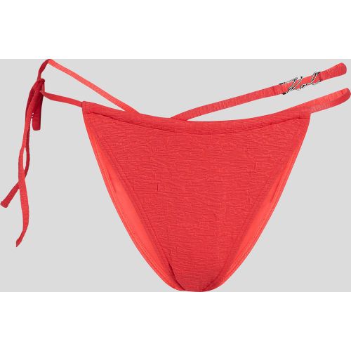 Bas De Bikini Tanga Texturé, , , Taille: L - Karl Lagerfeld - Modalova