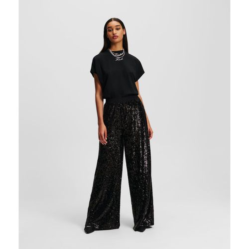 Pantalon En Jersey À Sequins, , , Taille: XL - Karl Lagerfeld - Modalova