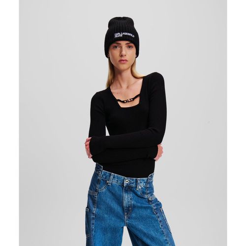 Haut En Tricot À Encolure Carrée Klj, , , Taille: XL - KL Jeans - Modalova