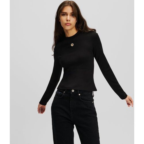 Haut À Manches Longues Avec Œillet, , , Taille: L - KL Jeans - Modalova