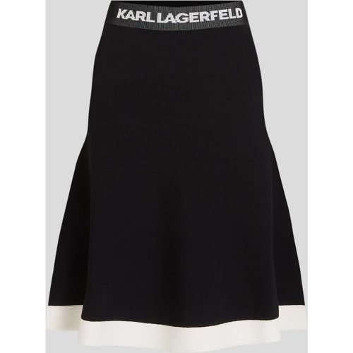 Jupe En Tricot Évasée, , , Taille: XM - Karl Lagerfeld - Modalova