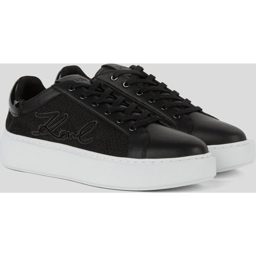 Baskets À Lacets Signature Maxi Kup, , , Taille: 35 - Karl Lagerfeld - Modalova