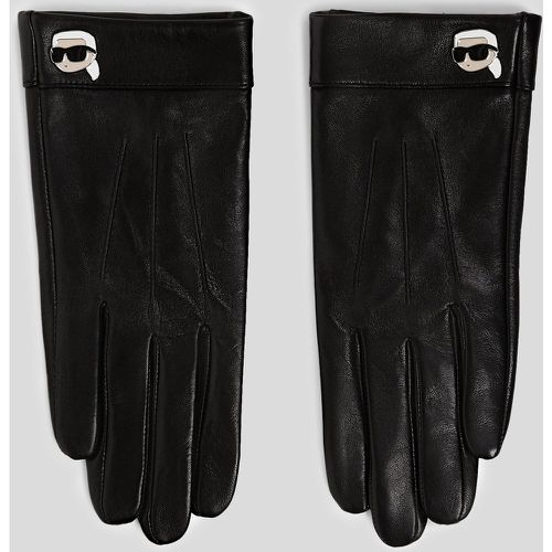 Gants En Cuir Ikon, , , Taille: XL - Karl Lagerfeld - Modalova