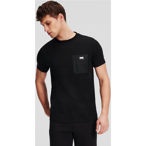 T-shirt À Poche Zippée, , , Taille: LS - Karl Lagerfeld - Modalova
