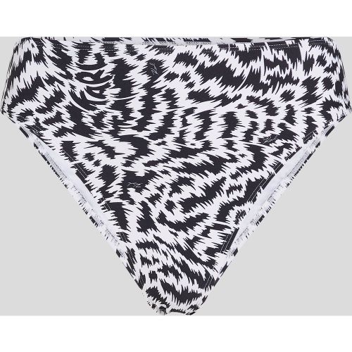 Bas De Bikini Taille Haute À Imprimé Animalier, , , Taille: L - Karl Lagerfeld - Modalova