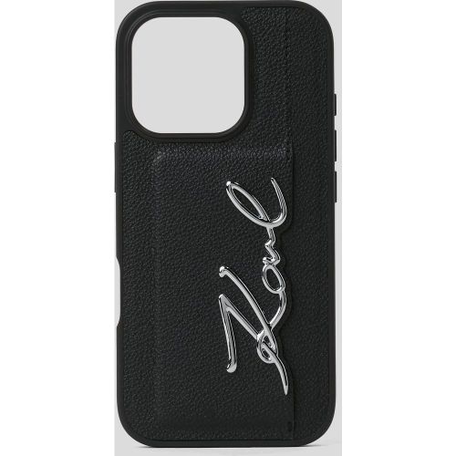 Coque Karl Signature Pour Iphone 16 Pro, , , Taille: L00 - Karl Lagerfeld - Modalova