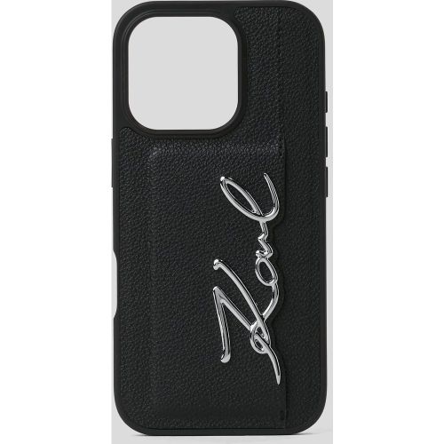 Coque Signature Pour Iphone 16 Pro, , , Taille: One size - Karl Lagerfeld - Modalova