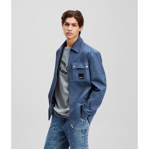 Mixed-material Overshirt, , , Taille: L - Karl Lagerfeld - Modalova