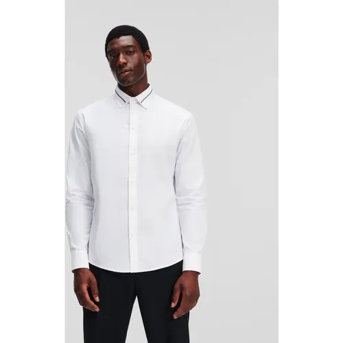 Chemise À Col Zippé, , , Taille: XL - Karl Lagerfeld - Modalova