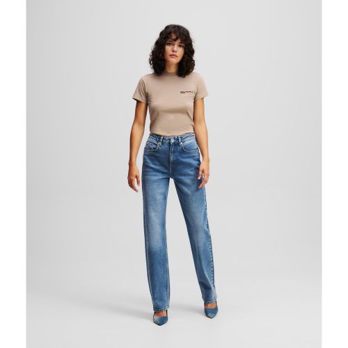 Jean Droit Taille Haute, , , Taille: W24 L30 - Karl Lagerfeld - Modalova