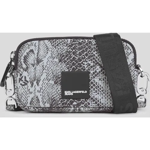 Mini Sac Bandoulière Effet Peau De Serpent Klj, , , Taille: X00 - KL Jeans - Modalova