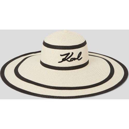 Chapeau D'été Rayé K/signature, , , Taille: X00 - Karl Lagerfeld - Modalova