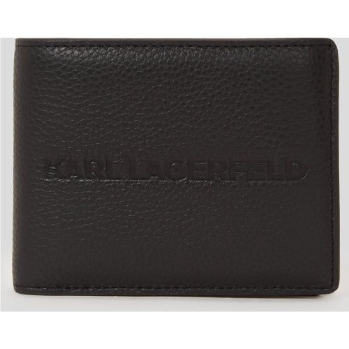 Portefeuille En Cuir K/essential À Deux Volets, , , Taille: One size - Karl Lagerfeld - Modalova