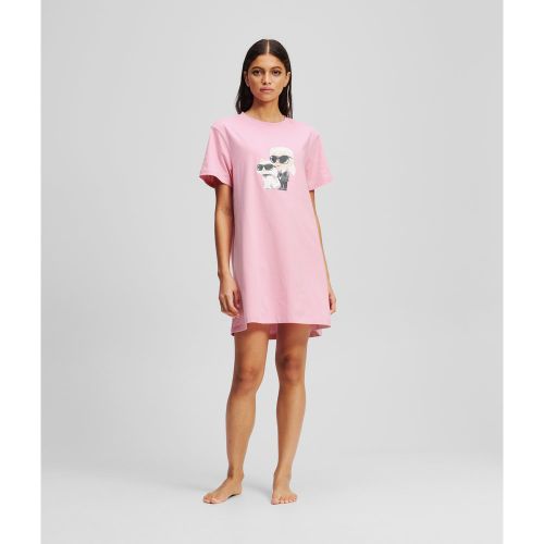 Ikon T-shirt Pajama Dress, , , Taille: L - Karl Lagerfeld - Modalova