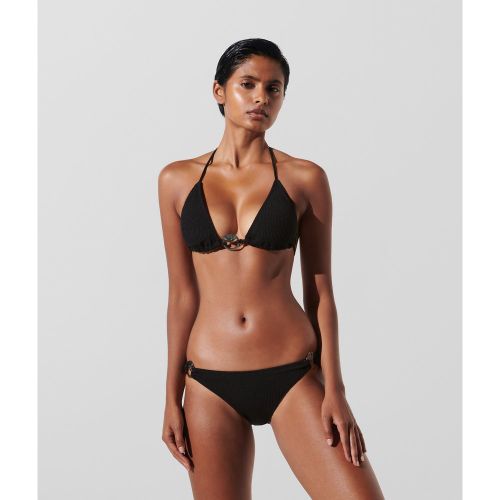 Haut De Bikini Triangle À Breloque Éventail, , , Taille: L - Karl Lagerfeld - Modalova