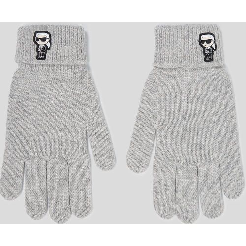 Gants En Tricot Ikon, , , Taille: XL - Karl Lagerfeld - Modalova