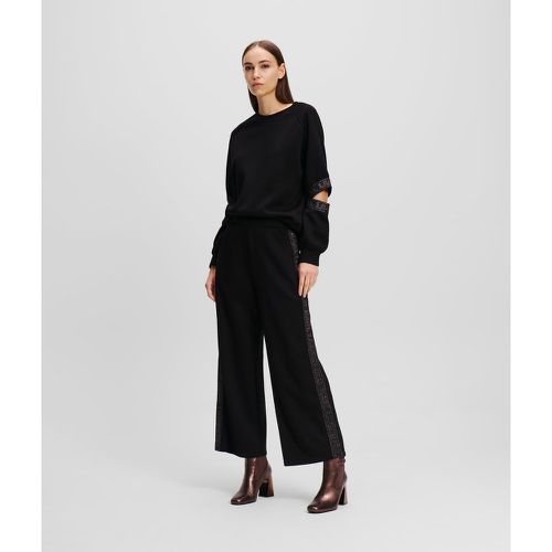 Jupe-culotte Avec Galon À Logo Brillant Karl, , , Taille: XL - Karl Lagerfeld - Modalova