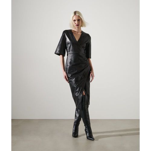 Robe Portefeuille En Cuir Karl Studio, , , Taille: X38 - Karl Lagerfeld - Modalova