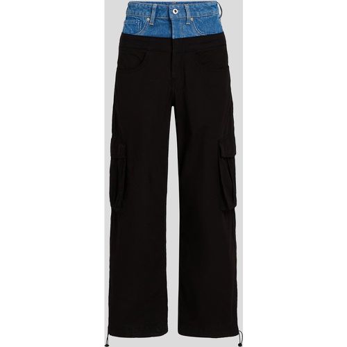 Pantalon Cargo Avec Taille En Denim Klj, , BLEU DÉLAVÉ / , Taille: L26 - KL Jeans - Modalova