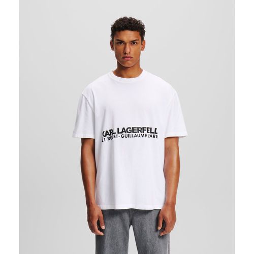 T-shirt Délavé Rue St-guillaume, , , Taille: XL - Karl Lagerfeld - Modalova