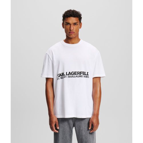 T-shirt Délavé Rue St-guillaume, , , Taille: XS - Karl Lagerfeld - Modalova