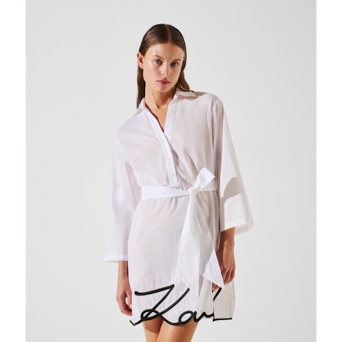 Robe-chemise De Plage K/signature, , , Taille: XL - Karl Lagerfeld - Modalova