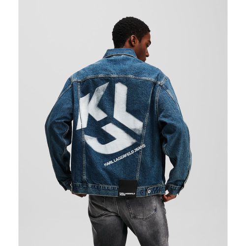 Veste En Jean Décontractée Klj Monogram, , , Taille: XL - Karl Lagerfeld - Modalova