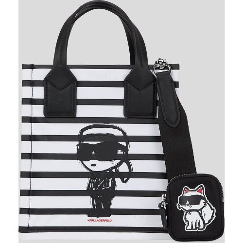 Petit Sac Cabas À Rayures Ikon, , -, Taille: One size - Karl Lagerfeld - Modalova